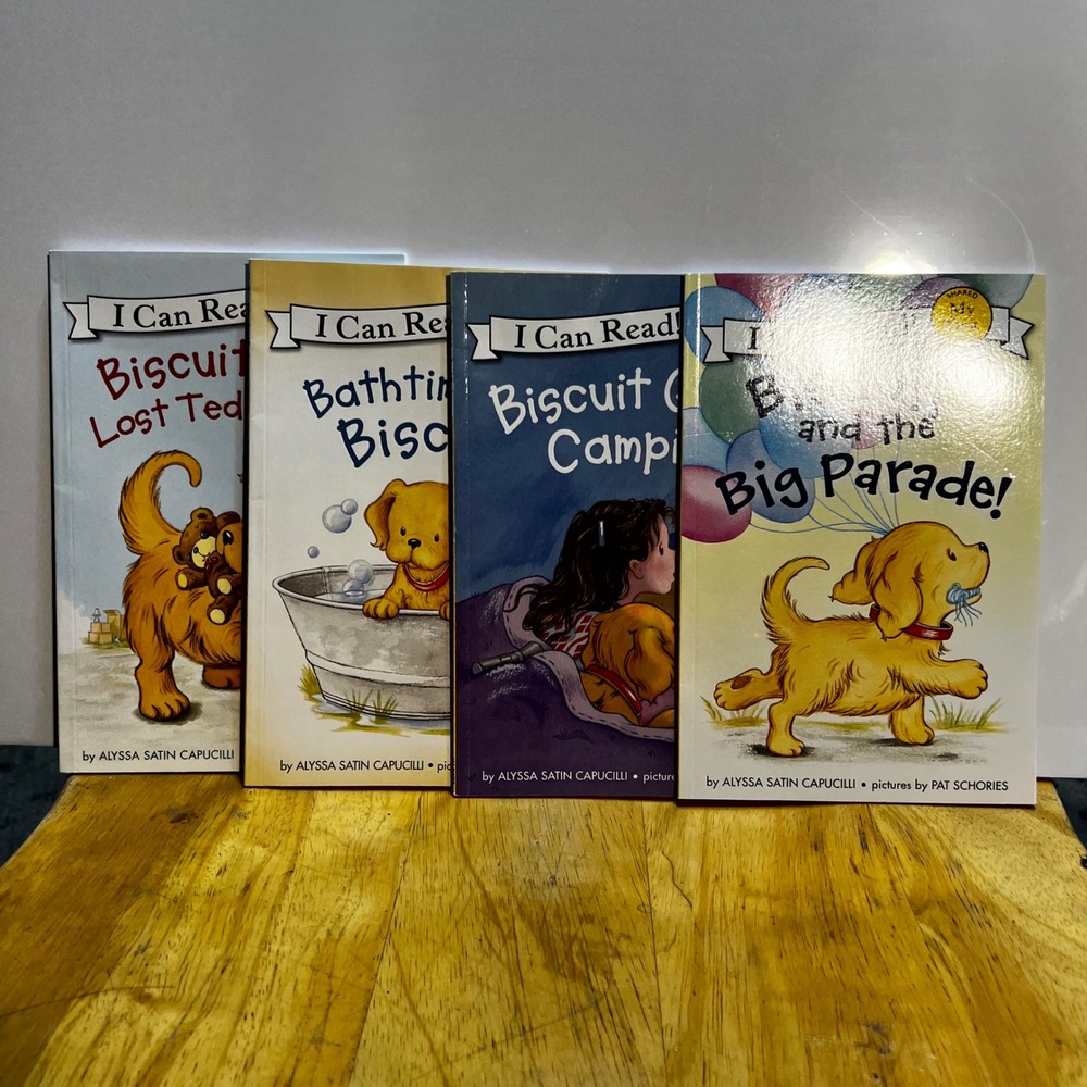 HarperCollins 4pc Biscuit I Can Read Books Multicolor My First Reading Set